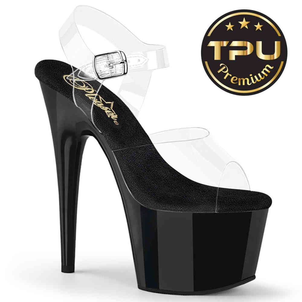 Pleaser - ADORE708PREM Sandale à bride à la cheville - Transparent Product image